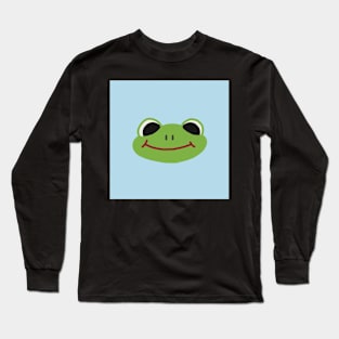 frog (light blue) Long Sleeve T-Shirt